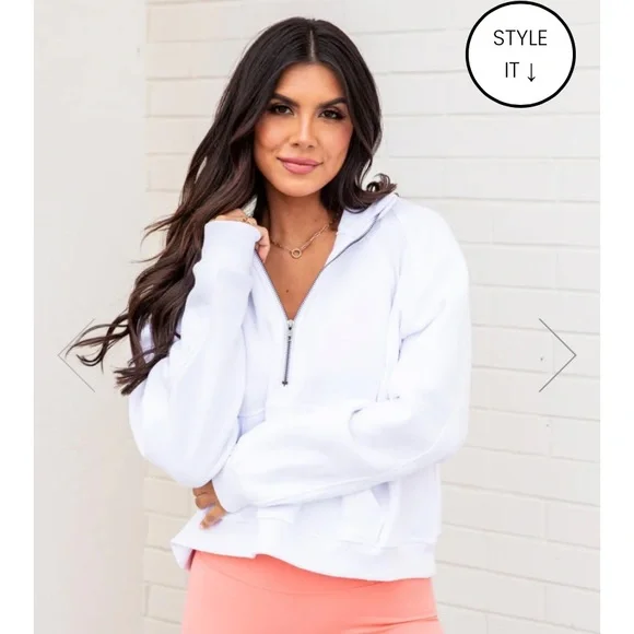 Half zip scuba hoodie - Picture 2 of 8